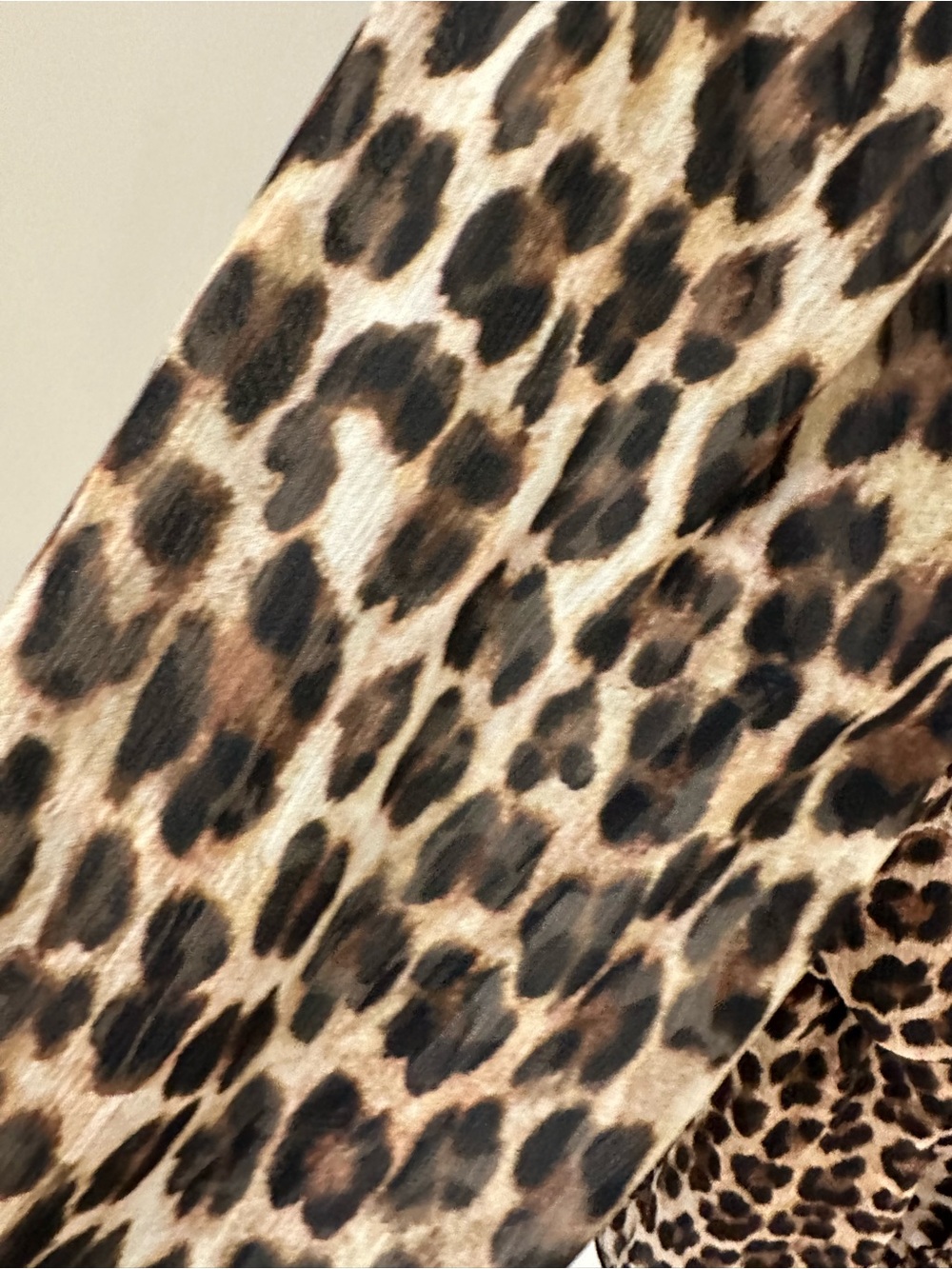 Mango Leopard Print Long-Sleeve Ruffle Dress - Picture 7 of 8
